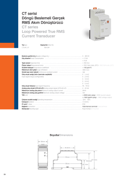 Teknik Bilgiler i&ccedil;in tıklayınız.