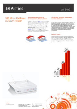 Datasheet - airties.com.tr