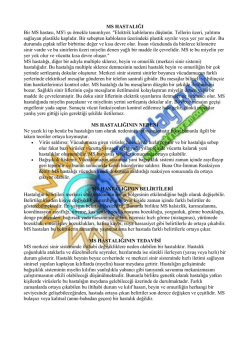 MS hastalığı