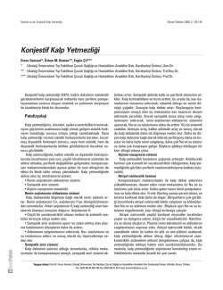 Konjestif Kalp Yetmezli&curren;i