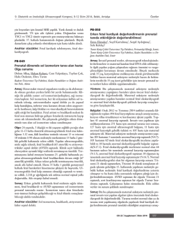 PDF Olarak İndir - Perinatal Dergi