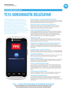 DÖKÜMAN İNDİRMotorola-TC55-El