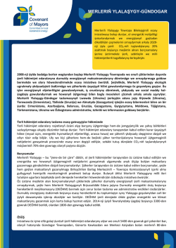 Covenant of Mayors background note