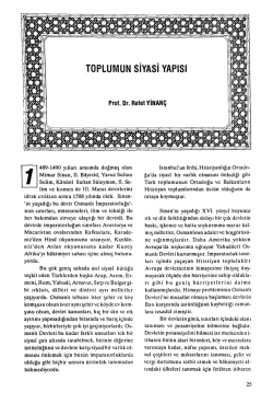 toplumun siyası yapısı