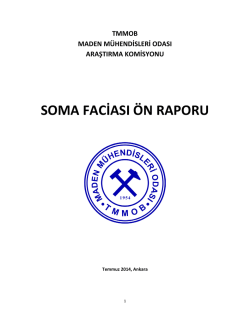 soma faciası &ouml;n raporu - Maden M&uuml;hendisleri Odası