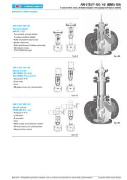 ARI-STEVI&reg; 450 / 451 (DN15-150)