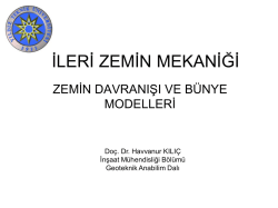 Zemin davranışı 13.12.2013