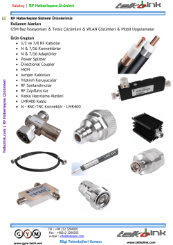 Telkolink | RF Haberleşme Ürünleri