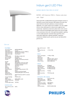 İridyum gen3 Mini BGP381 yol aydınlatma armat&uuml;r&uuml;