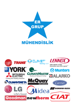 broş&uuml;r&uuml; indir - ER Grup M&uuml;hendislik