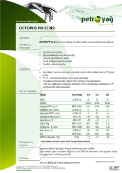 OCTOPUS PW SERİSİ