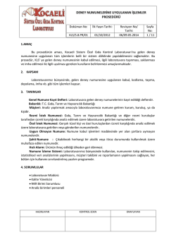 İşlem Prosed&uuml;r&uuml;