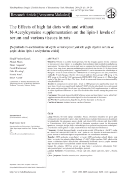 The Effects of high fat diets with and without N