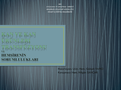 Kan ve Kan Ürünleri Transfüzyonu