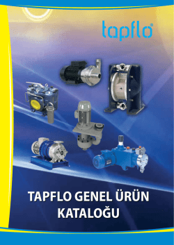 Tapflo Genel Ürün Katalogu