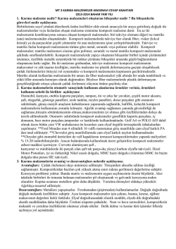 1. Karma malzeme nedir? Karma malzemeleri oluşturan bileşenler