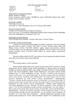 Toplantıya Katılan &Uuml;yeler