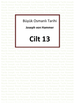B&uuml;y&uuml;k Osmanlı Tarihi 13.Cilt