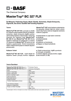 MasterTop&reg; BC 327 FLR
