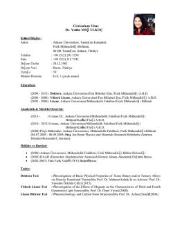 Kişisel PDF Dosyası - Ankara &Uuml;niversitesi
