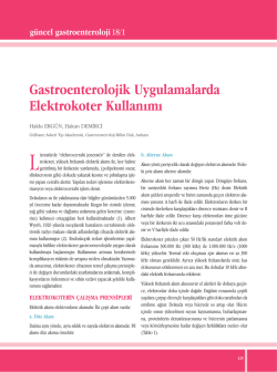 Makale PDF - G&uuml;ncel Gastroenteroloji