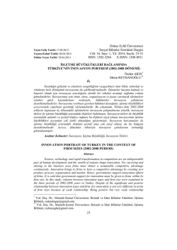 16, Sayı: 1, Yıl: 2014, Sayfa: 23-51 ISSN: 1302-3284