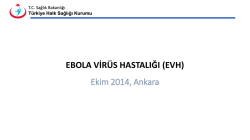 Ebola Virüs Hastalığı