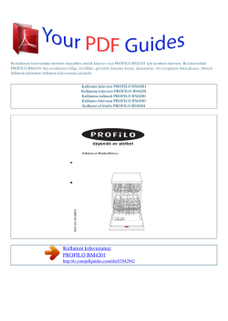 Kullanma talimati PROFILO BM4201