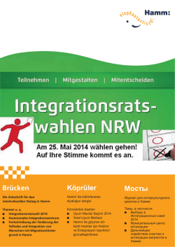Br&uuml;cken K&ouml;pr&uuml;ler Мосты - Kommunale Integrationszentren