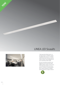 LINEA LED Sıvaaltı
