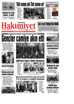 27 ekim.qxd - Çorum Hakimiyet Gazetesi