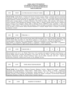 Ders İ&ccedil;eriklerine Ulaşmak İ&ccedil;in Tıklayınız