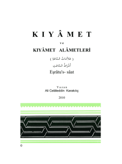KIY&Acirc;MEt ve AL&Acirc;METLERİ - A. Cel&acirc;leddin Karakılı&ccedil;