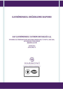 HARMONİ GAYRİMENKUL DEĞERLEME VE