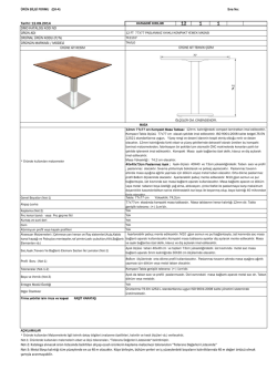 TX110.F 77X77 12 FT Hakkında Detaylı Bilgi Almak İçin