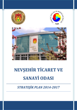 2014-2017 Stratejik Plan