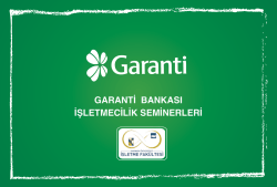 garanti brosur - Marmara &Uuml;niversitesi
