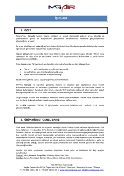 iş planı - Metrotel Group