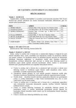 Ana S&ouml;zleşme Rev.4