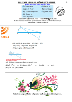 GEOMETRİ/&Uuml;&Ccedil;GENLER/&Uuml;&ccedil;gende A&ccedil;ı