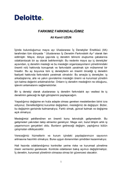 farkımız farkındalığımız