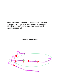 kent meydanı &ndash; terminal arası raylı sistem (tramvay)hattı