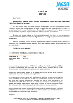 23/01/2014 SİRK&Uuml;LER 2014/03