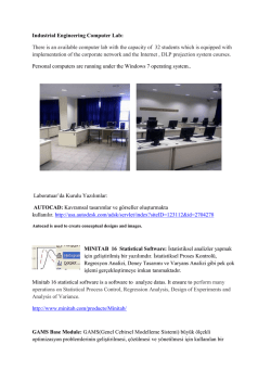 Industrial Engineering Computer Lab: There is an available