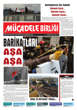 Barikatlarınız Kar Etmedi!