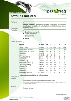 OCTOPUS P PLUS SERİSİ
