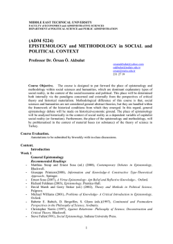 ADM 5224 - Political Science And Public Administration