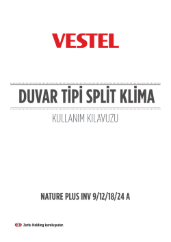 DUVAR TİPİ SPLİT KLİMA