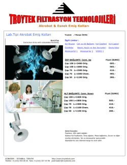 Laboratuar Tipi Akrobat Kol