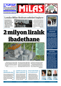 17.01.2014 Cuma  - Milas Medya Arşivi